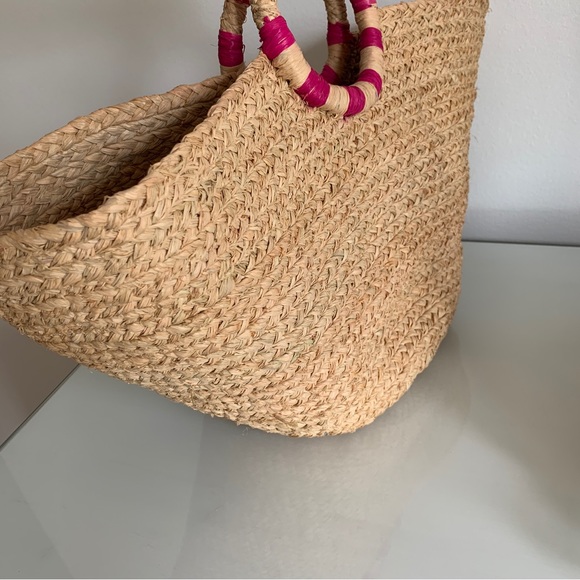 Beach Tote Straw Bag Hat Attack - bujibaja - Picture 2 of 5